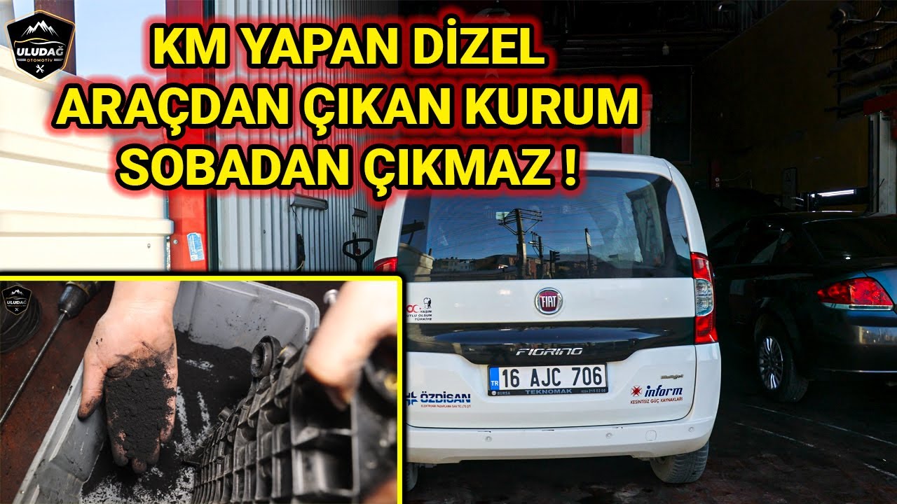 ARABA GİTMİYOR PERFORMANS ÇOK DÜŞÜK! (Fiat Fiorino 1.3 Multijet Motor EGR Manifold Kurum Temizlik)