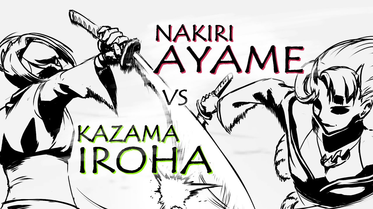 【Animation】Nakiri Ayame vs Kazama Iroha (