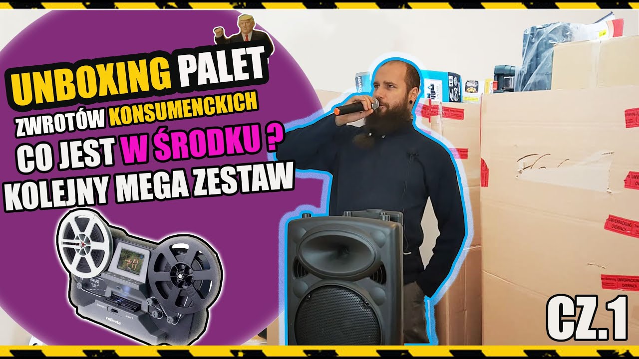 Co tym razem znajdziemy na paletach zwrot&oacute;w konsumenckich.Reflecta,makita cz.1