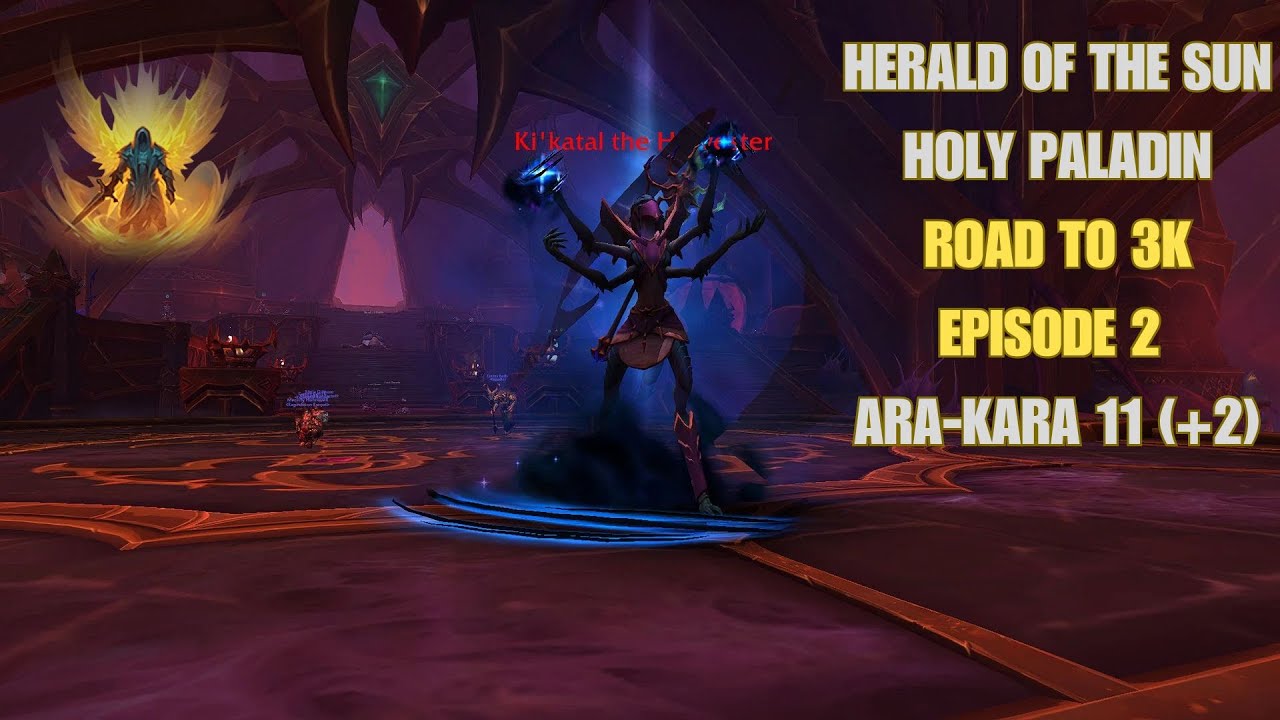 Herald of The Sun Holy Paladin | ROAD TO 3K EPISODE 2 | ARA-KARA 11 (+2)