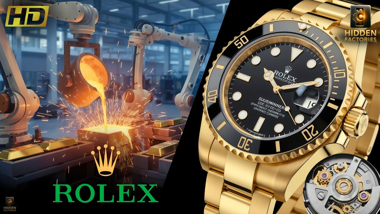 Inside the Rolex Factory: From Steel and Gold to $20,000 Swiss Watches (Full Process)