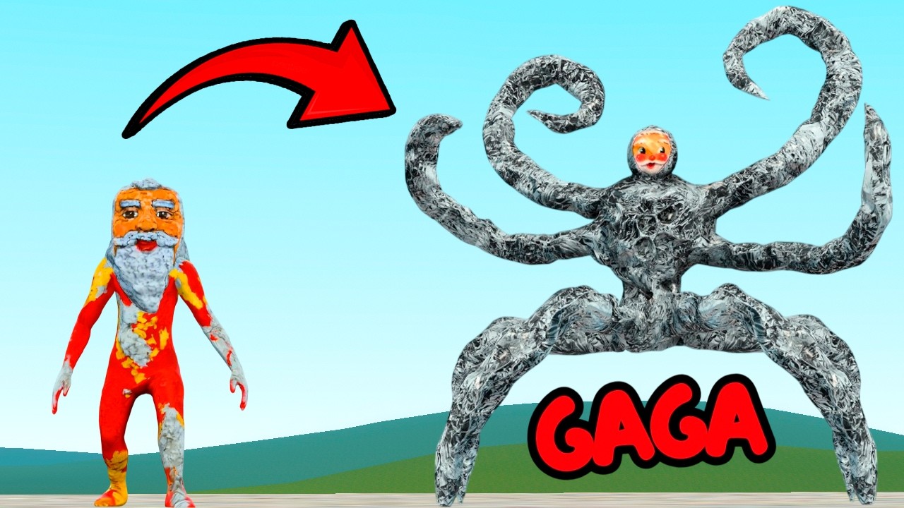 NEW EVOLUTION OF BIG SPIDER GOO GOO GAGA MEMES In Garry's Mod!