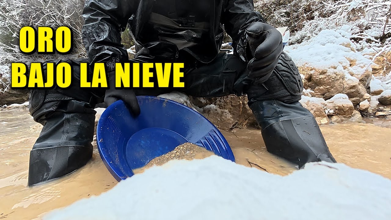 BUSCANDO ORO BAJO UNA NEVADA EXTREMA | ALERTA DE PROTECCION CIVIL EN EL RIO