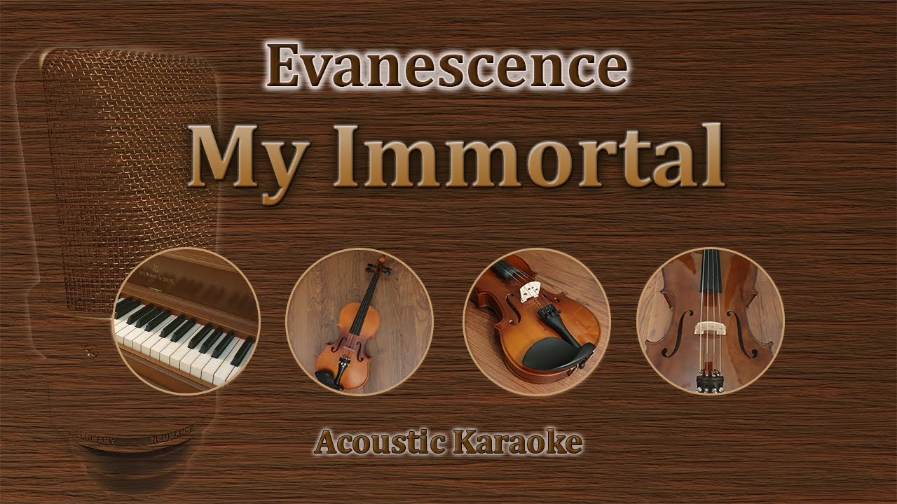My Immortal - Evanescence (Acoustic Karaoke)