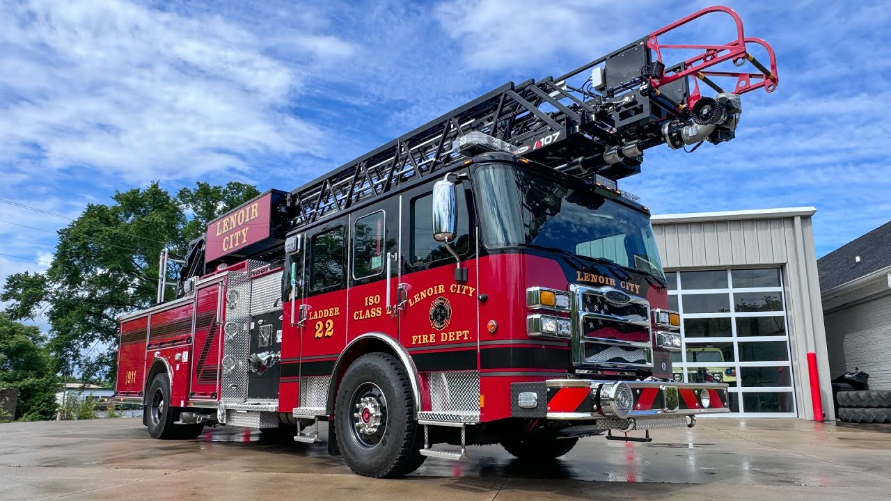 Truck Walk-Around: Lenoir City, TN Piercer Enforcer 107' Aerial - 39832