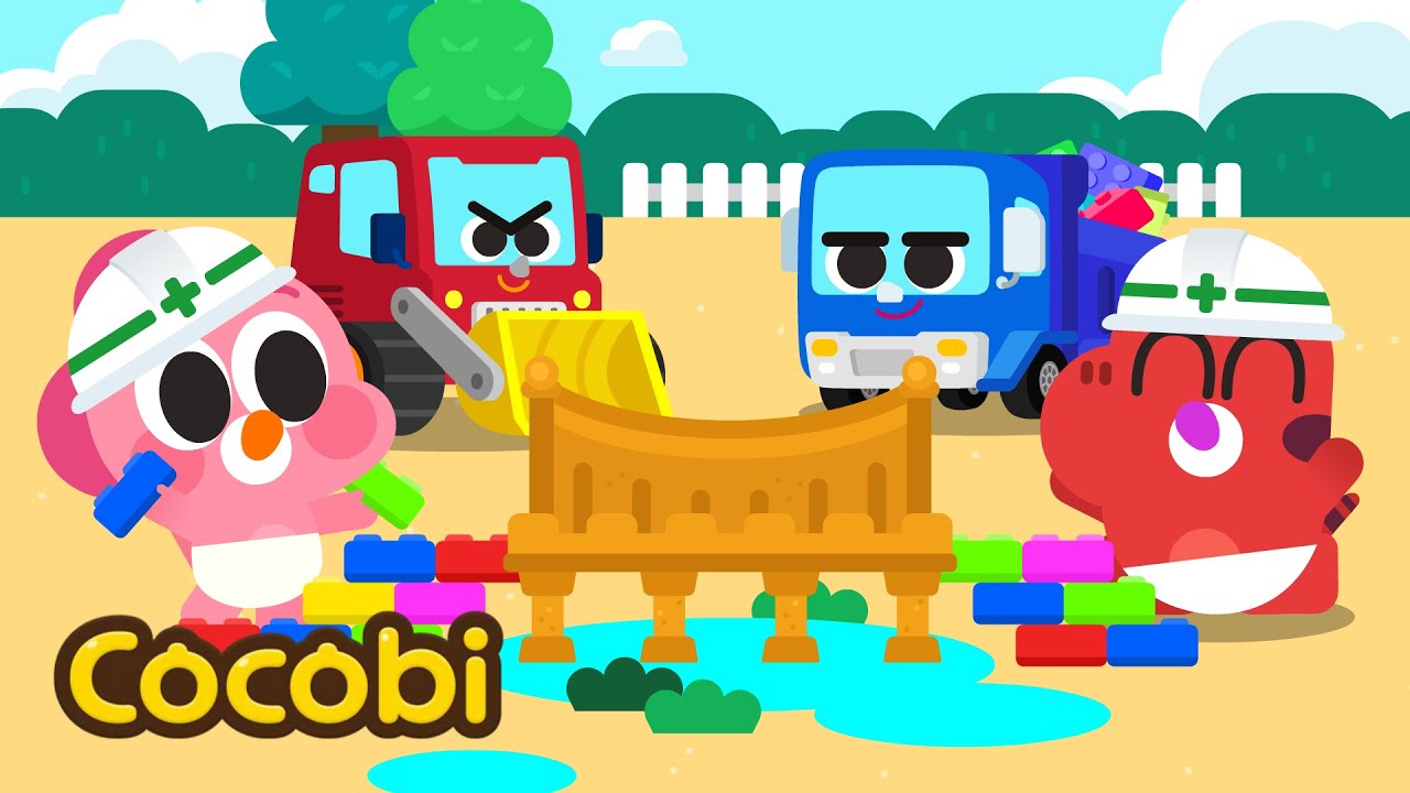 Alat-alat, Ayo!🚜 Lima Bayi Alat Berat👶 dan Lainnya | Kompilasi Lagu Anak-anak | Cocobi