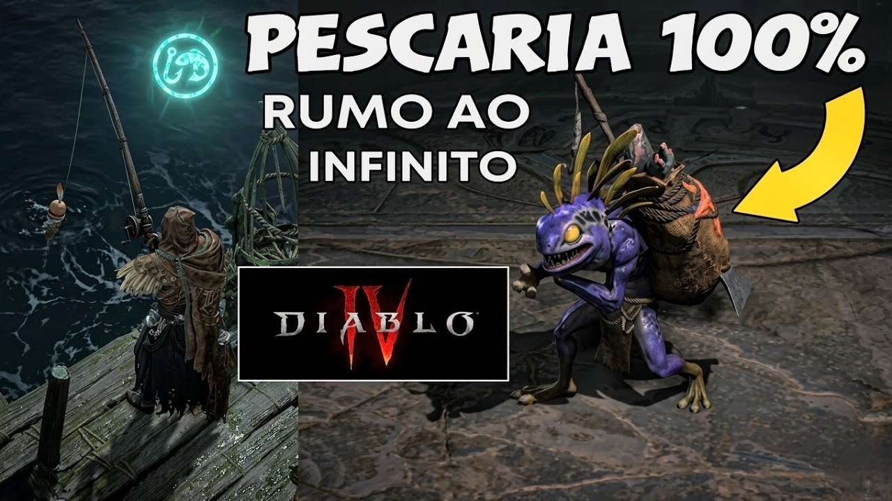 Diablo 4 - Trawghll mascote Murloc Pescaria