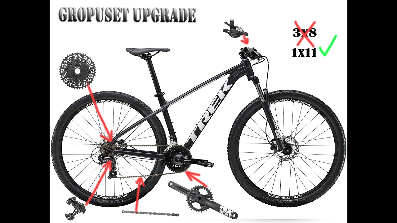 Trek marlin 5 upgrade from 3*7 to 1*11