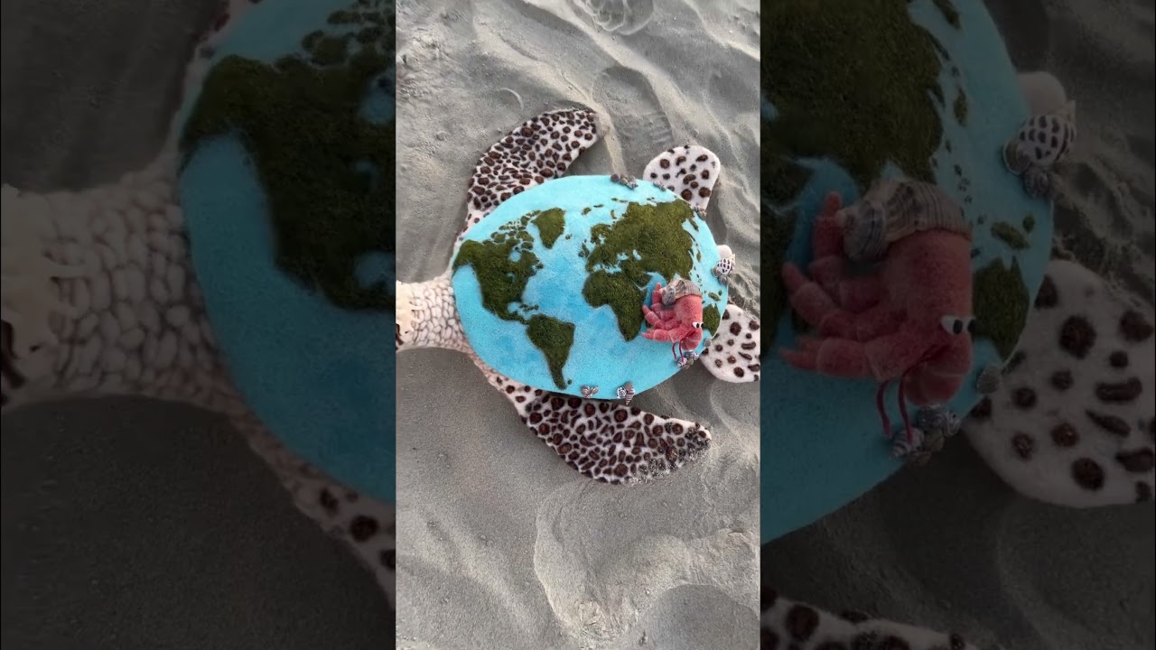 Морская черепаха шерсть 