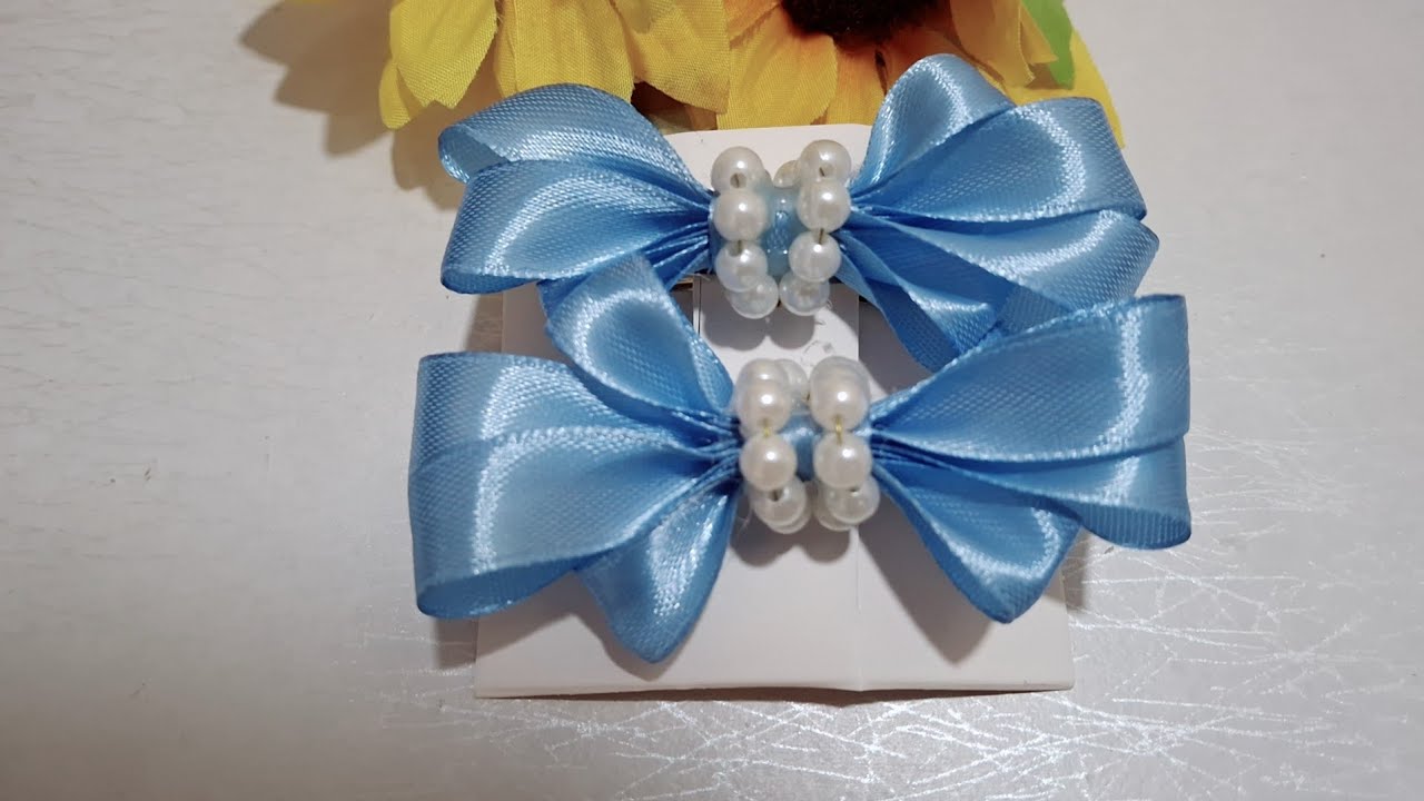 Hair clips #08 || Easy to make || Tutorial