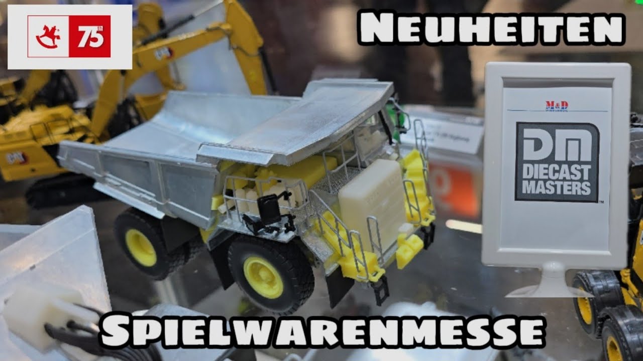 Spielwarenmesse Neuheiten 2026 DM diecast master - CAT Lizenz Scale