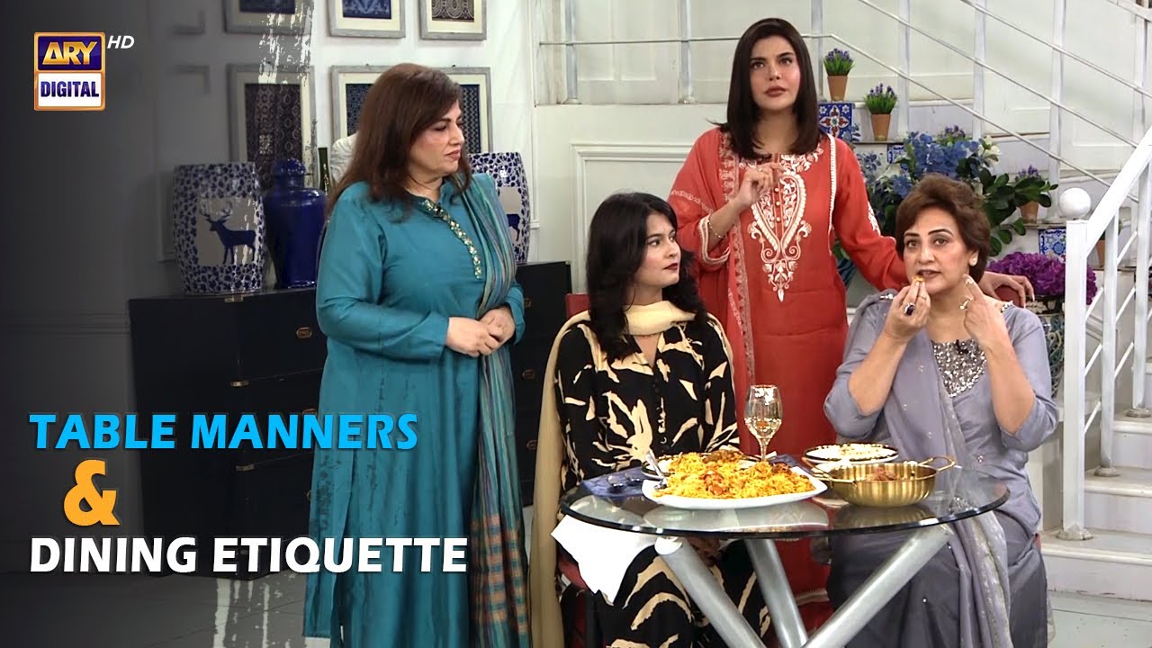 Table Manners and Dining Etiquette | Important Tips 💡