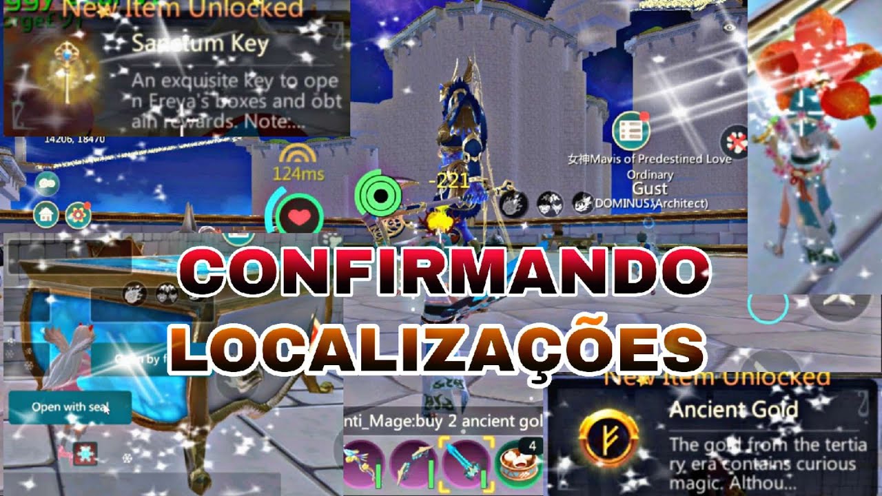 UTOPIA ORIGIN: CONFIRMANDO LOCALIZAÇÕES. ANCIENT GOLD, SANCTUM KEY, FREYA'S BOX