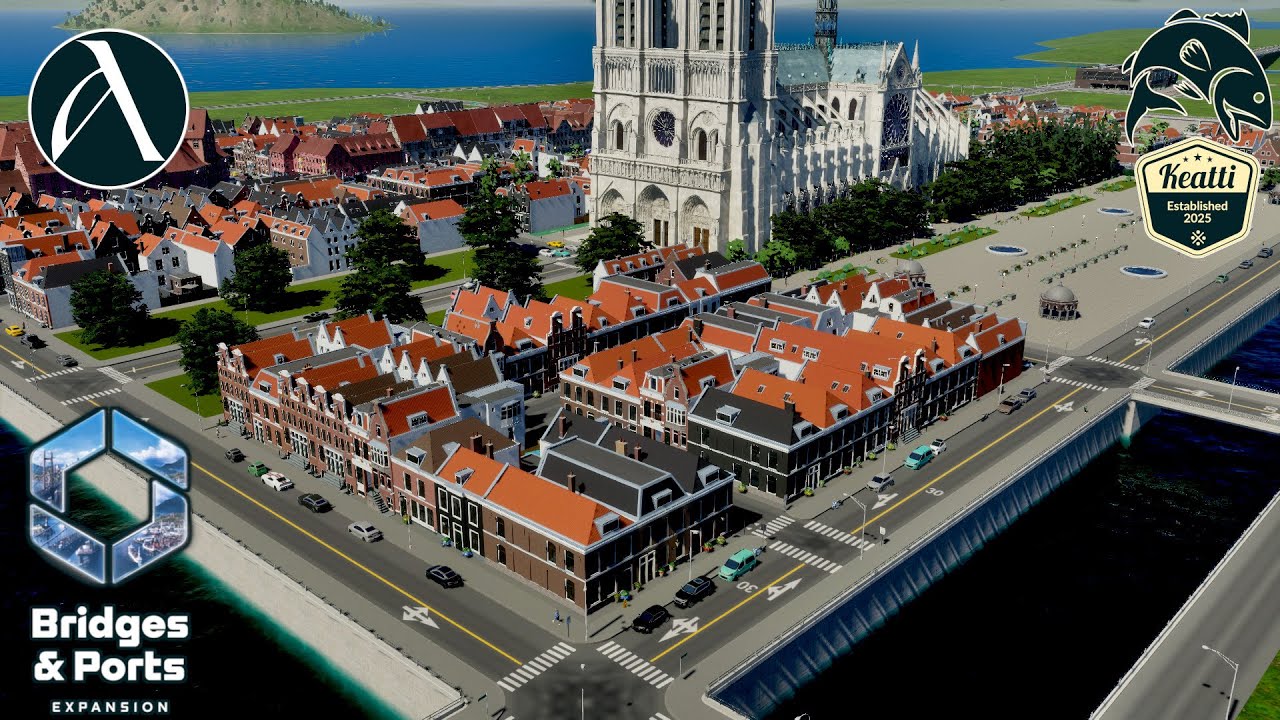 Un petit air de Bruges - modée Cities: Skylines II [FR]