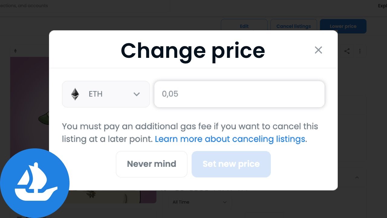 ✅ How To Change Price On Opensea (Step by Step) // Tutorial to Raise or Lower Prices on NFT