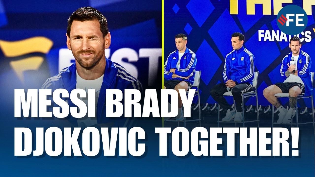 Messi, Brady And Djokovic Share Stage In FIFA's New World Cup Final Q&A Event