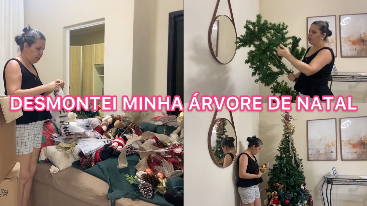 DESMONTANDO A ÁRVORE DE NATAL | DICAS PRA CONSERVAR SEUS ARTIGOS NATALINOS 