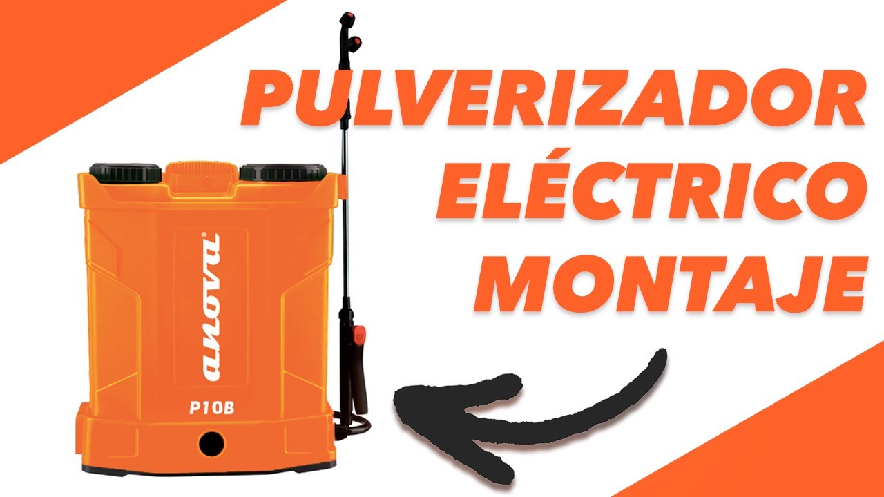 Montaje del pulverizador a batería ANOVA 10L