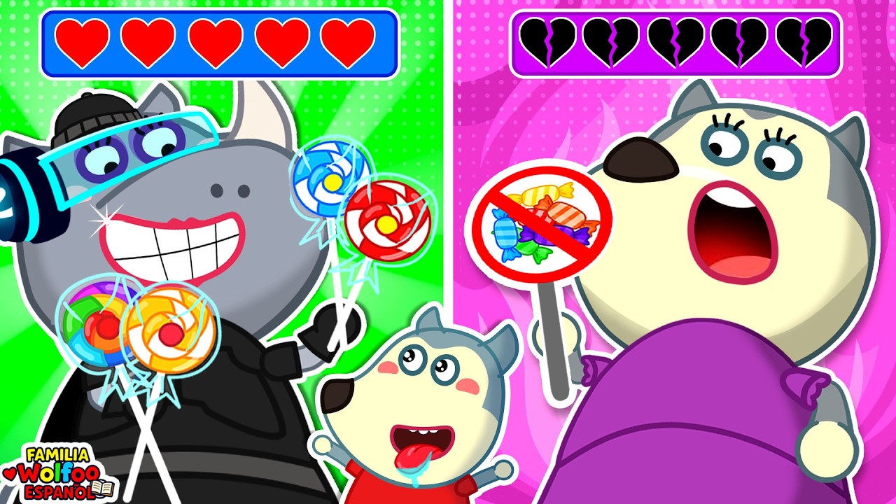 Familia Wolfoo Español 👉 ¡Cuidado! Un Niño Conoce a un Desconocido 👮‍♂️ Dibujos Animados