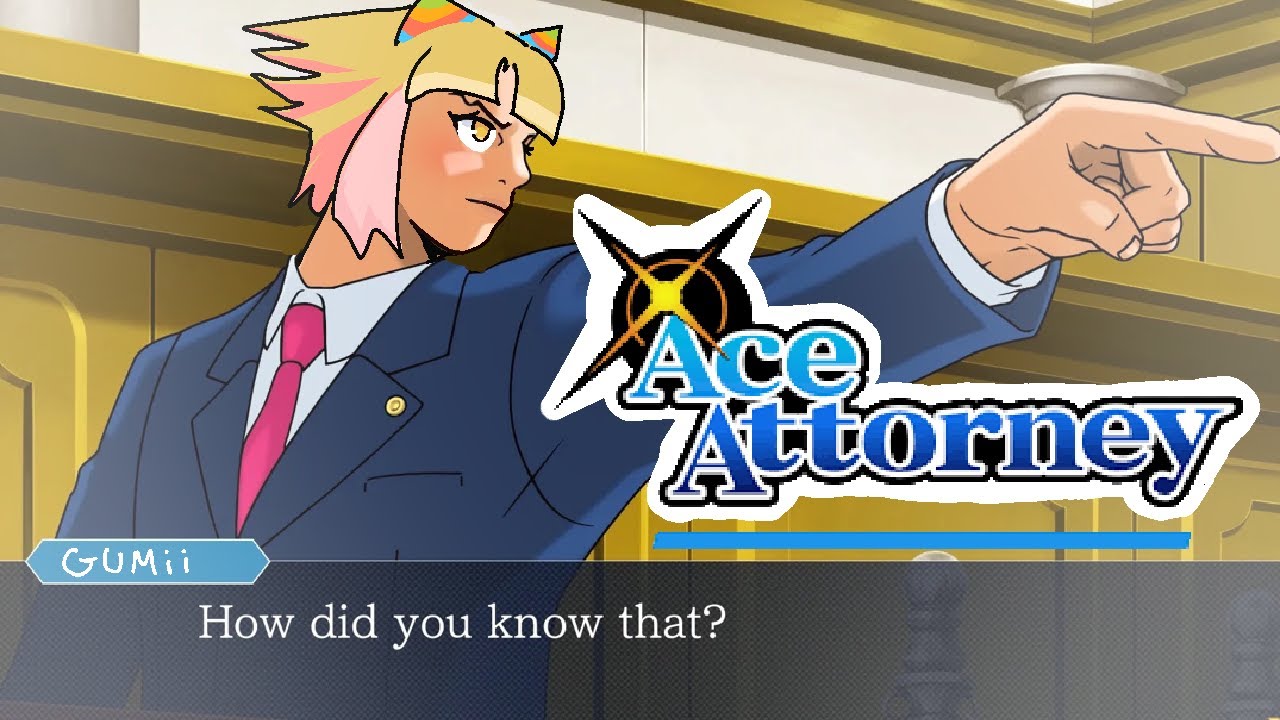 Law, Justice and Pointing at Things! Ace Attorney! 