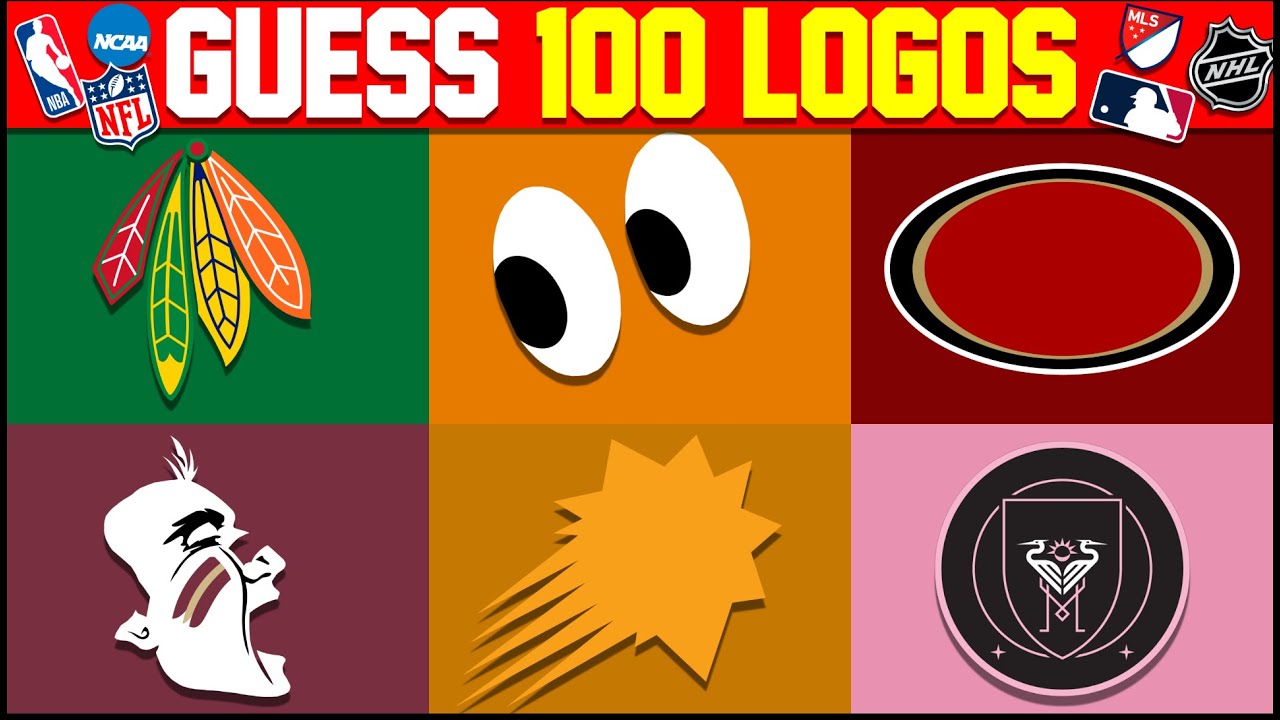 Guess the 100 Logos of American Sports Teams!