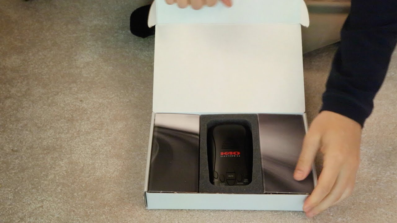 K40 RLS2 Radar Detector Unboxing