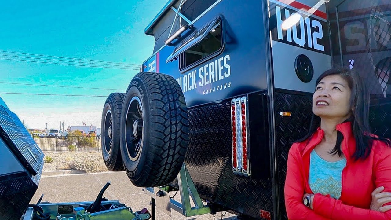 2019 Black Series HQ12 and HQ17 Overland Trailer   Sand & Water Expo Lake Havasu