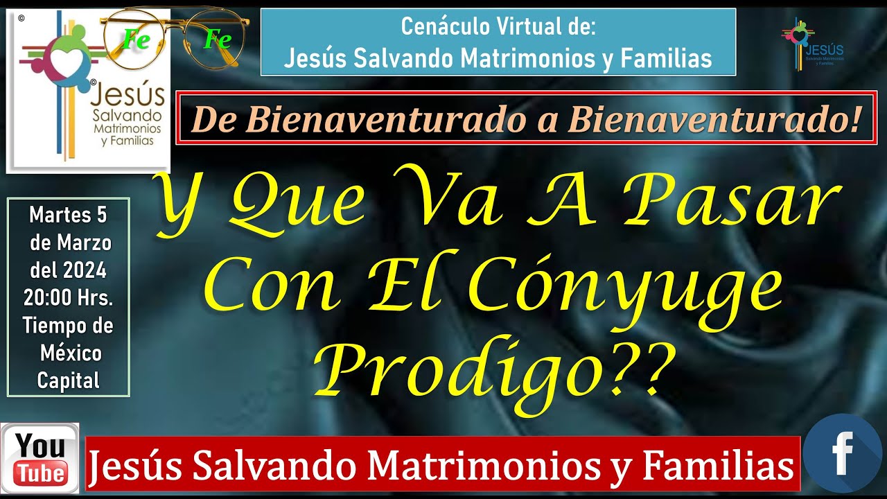 Y Que Va A Pasar Con El Cónyuge Prodigó? De Bienaventurado!!@jesusalvandomatrimonioyfamilia