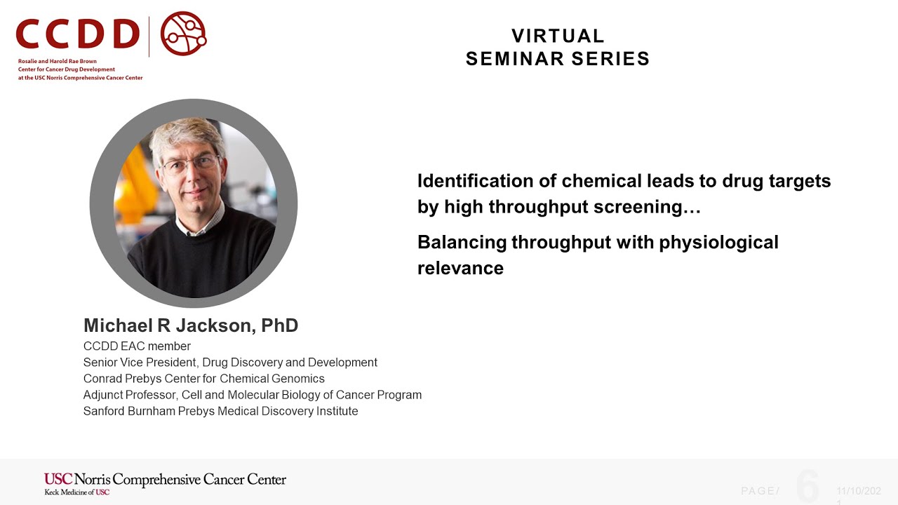Identification of chemical leads to drug targets by high throughput screening...