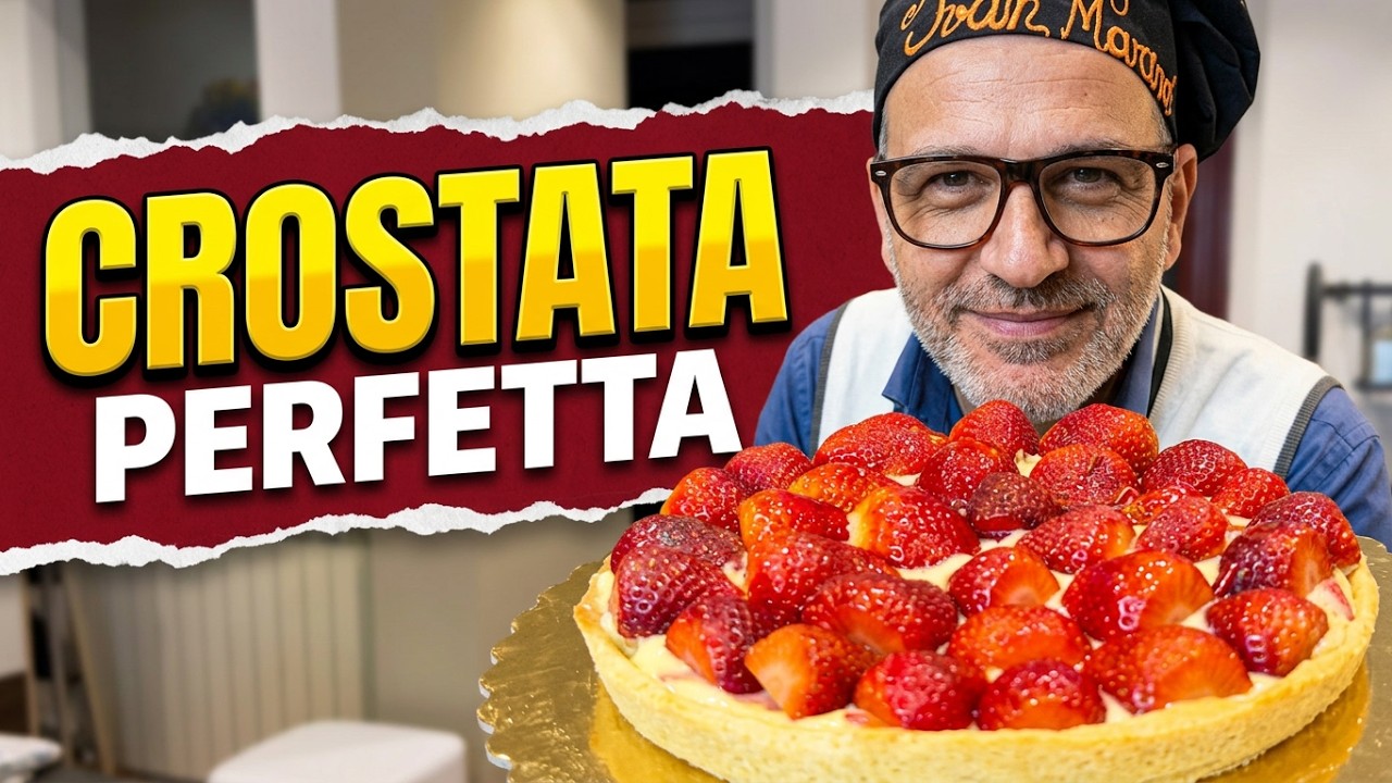 Crostata di Fragole con Crema Pasticcera Fatta in Casa (Facile, Perfetta e Bellissima!)