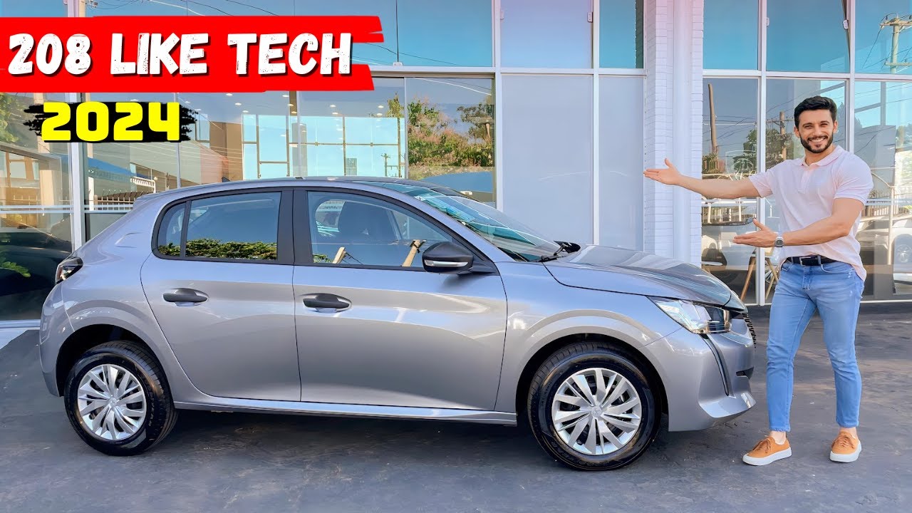 PEUGEOT 208 LIKE 2024 agora mais completo, avaliação e preço