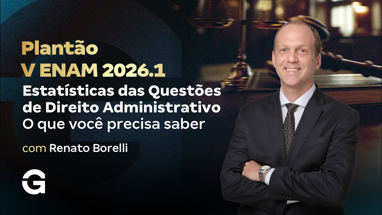 V ENAM 2026.1 | Plantão Estatísticas das Questões – O que você precisa saber