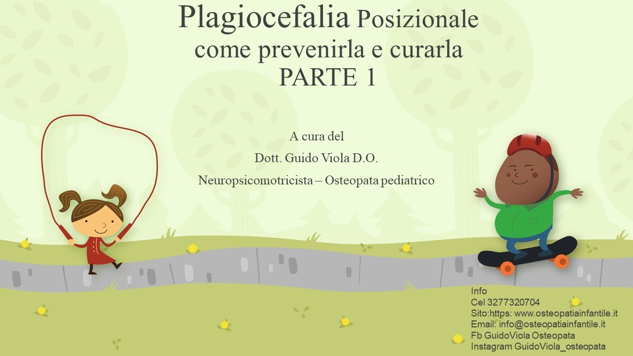 Plagiocefalia Posizionale come prevenirla e curarla PARTE 1