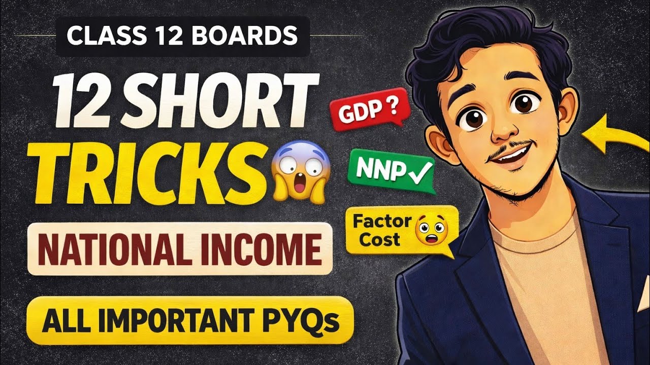 National Income Class 12 | Boards 2026 |  National income numericals