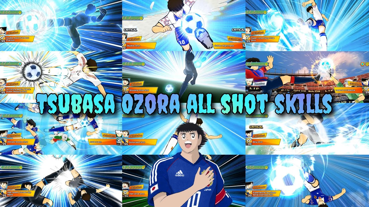 Tsubasa Ozora all shot skills (Captain Tsubasa Dream Team)