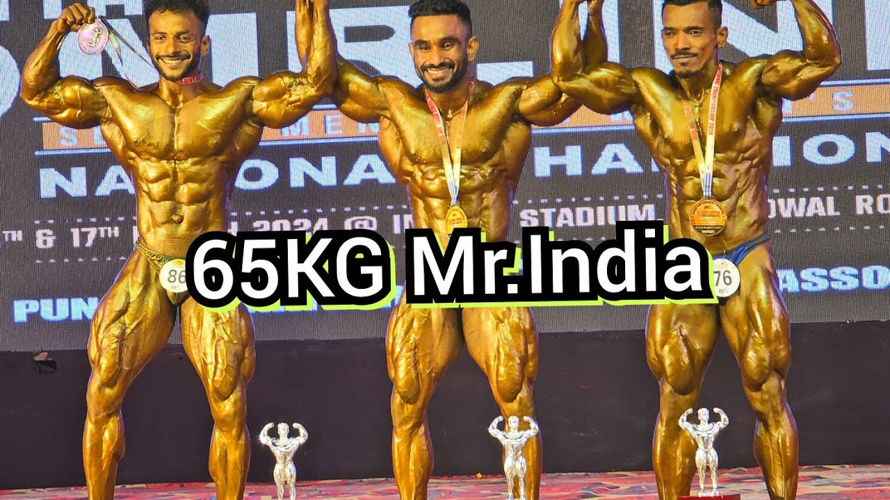 65KG Mr.India 2024 #ibbf