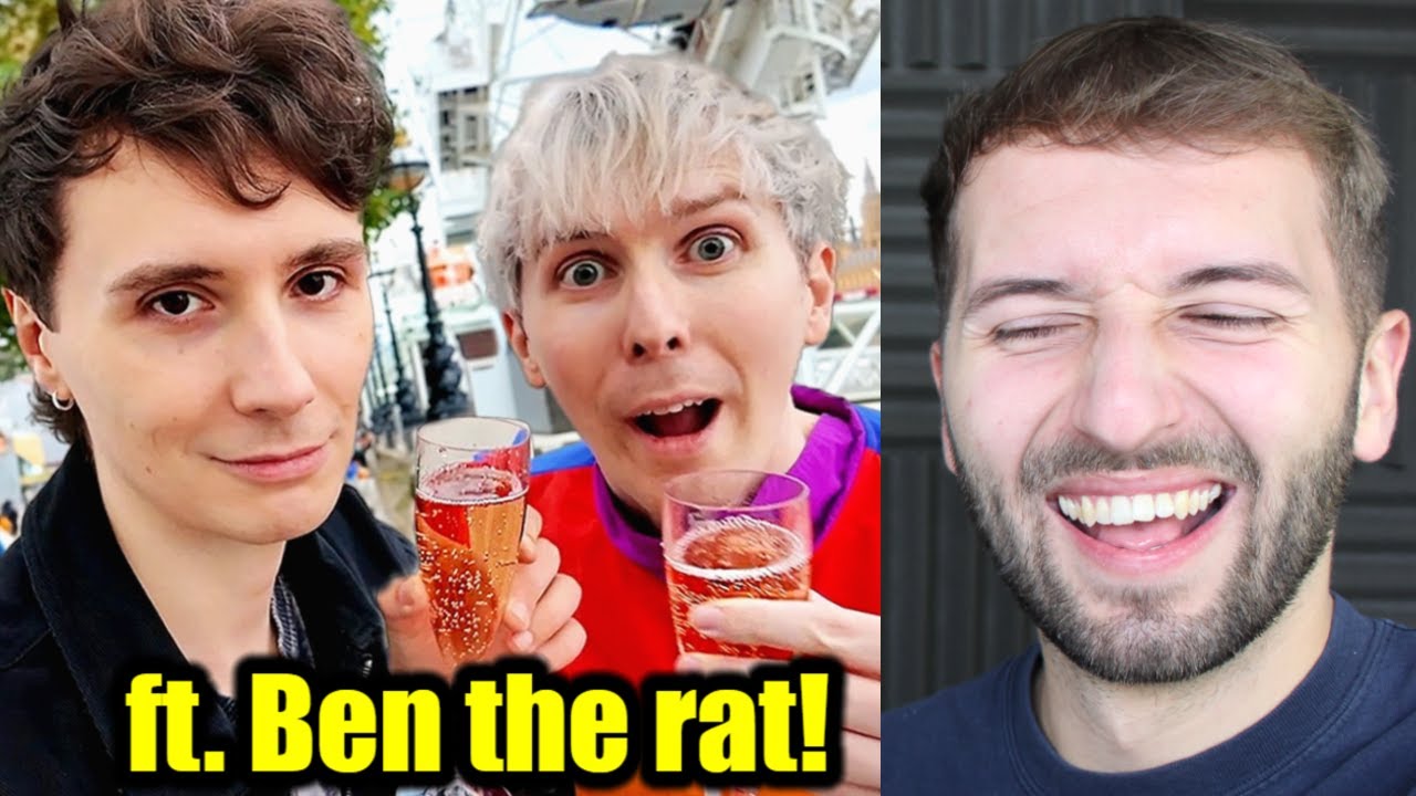 Dan and Phil Anniversary London Adventure (with a rat) Reaction!