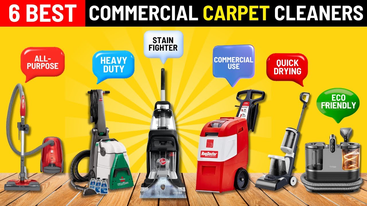 The 6 Best Commercial Carpet Cleaners of 2024