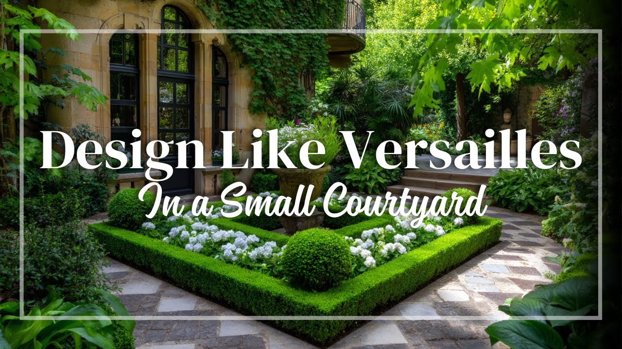 Petite Perfection: French Formal Garden Ideas for Small Spaces with Classic European Flair