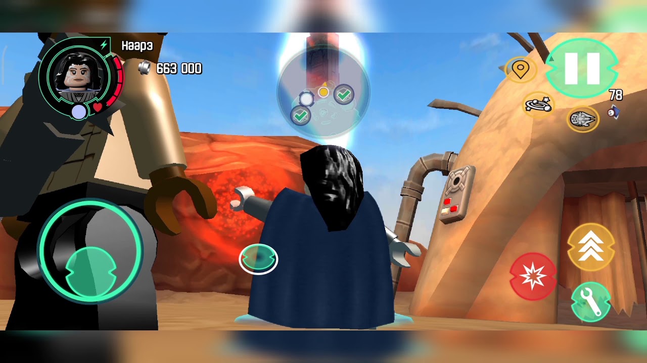 LEGO Star Wars : The Force Awakens (Android IOS) Jakku All Carbonite + Mini kits