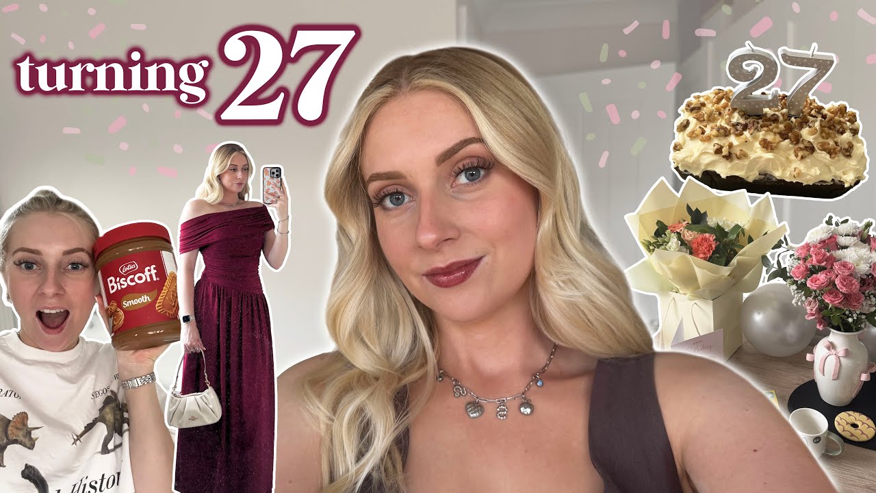 what I got for my 27th birthday 🍰 & celebrate with me!