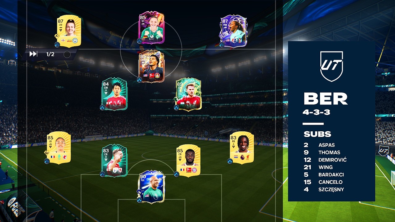 Road to the 1st Division Ultimate team