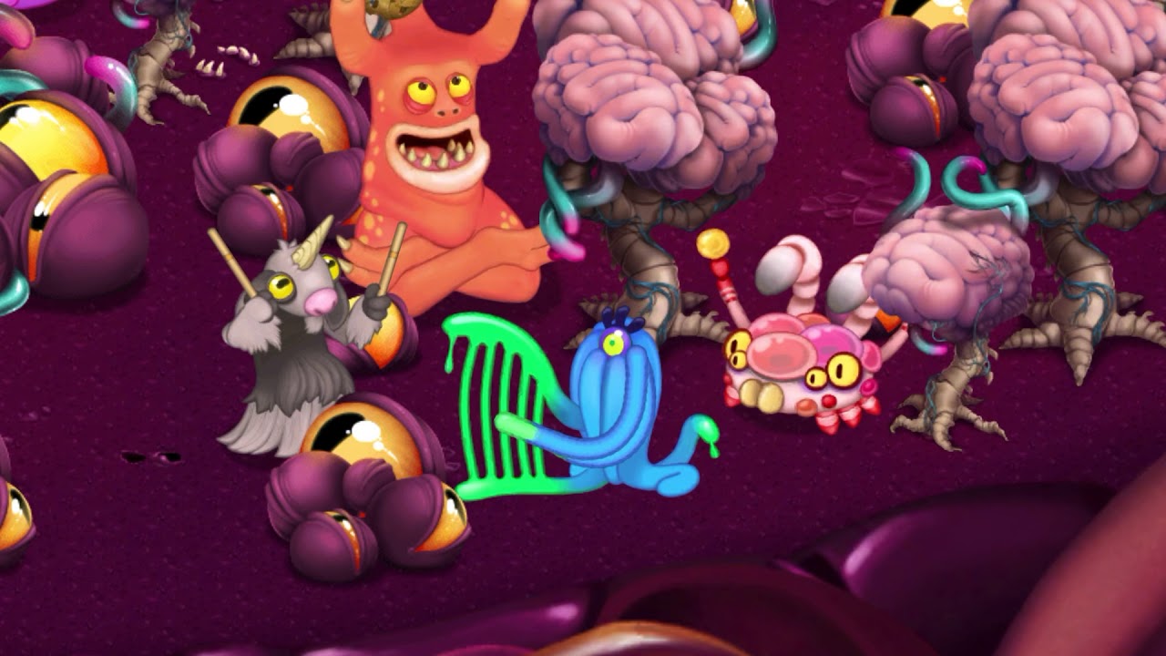 My Singing Monsters | Psychic Island Quartet (Gloptic, Periscorp, Yuggler, Tapricorn)