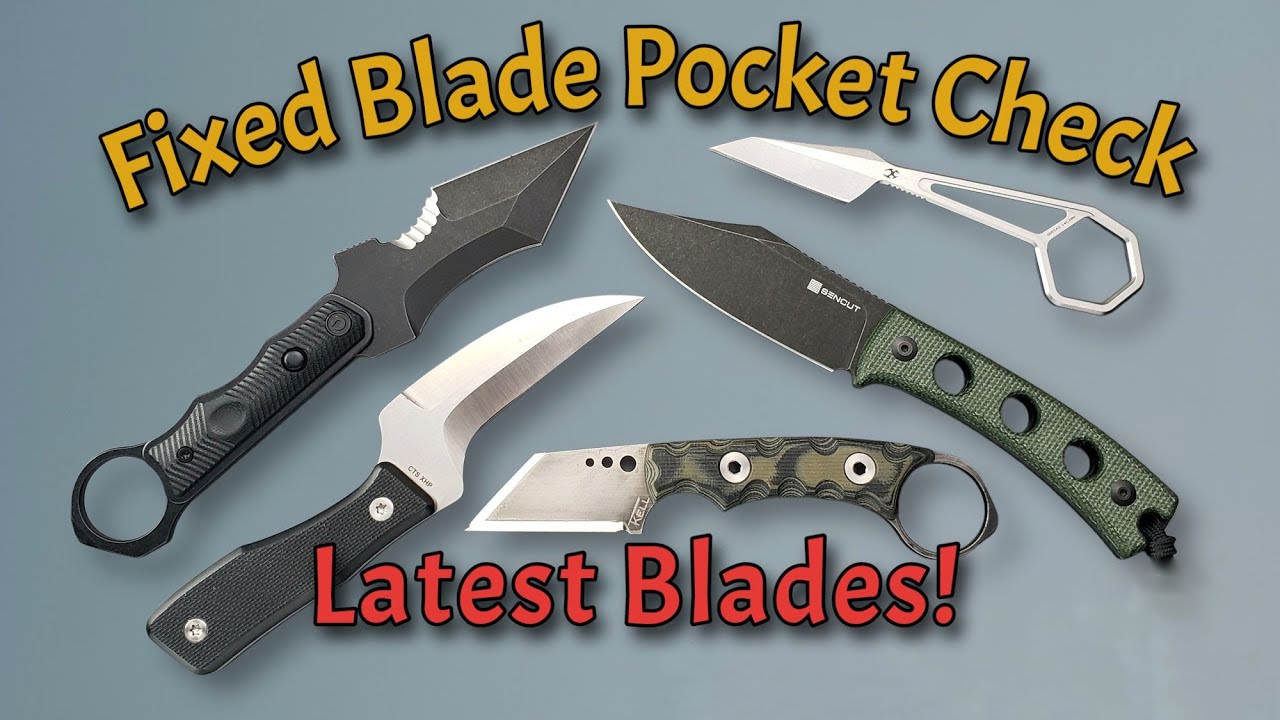 Fixed Blade Pocket Check! October 2022! What's in The Pocket That Doesn't Fold?