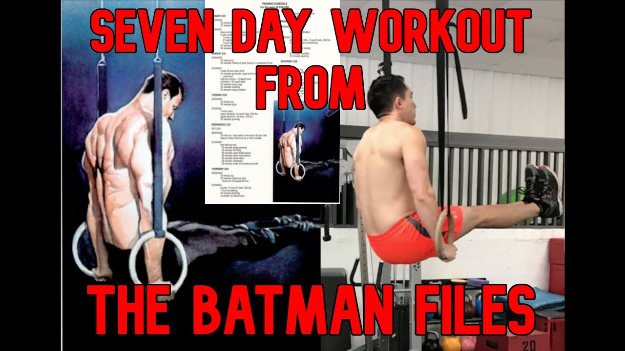Batman’s OFFICIAL Workout from “The Batman Files” - I tried all 7 days!