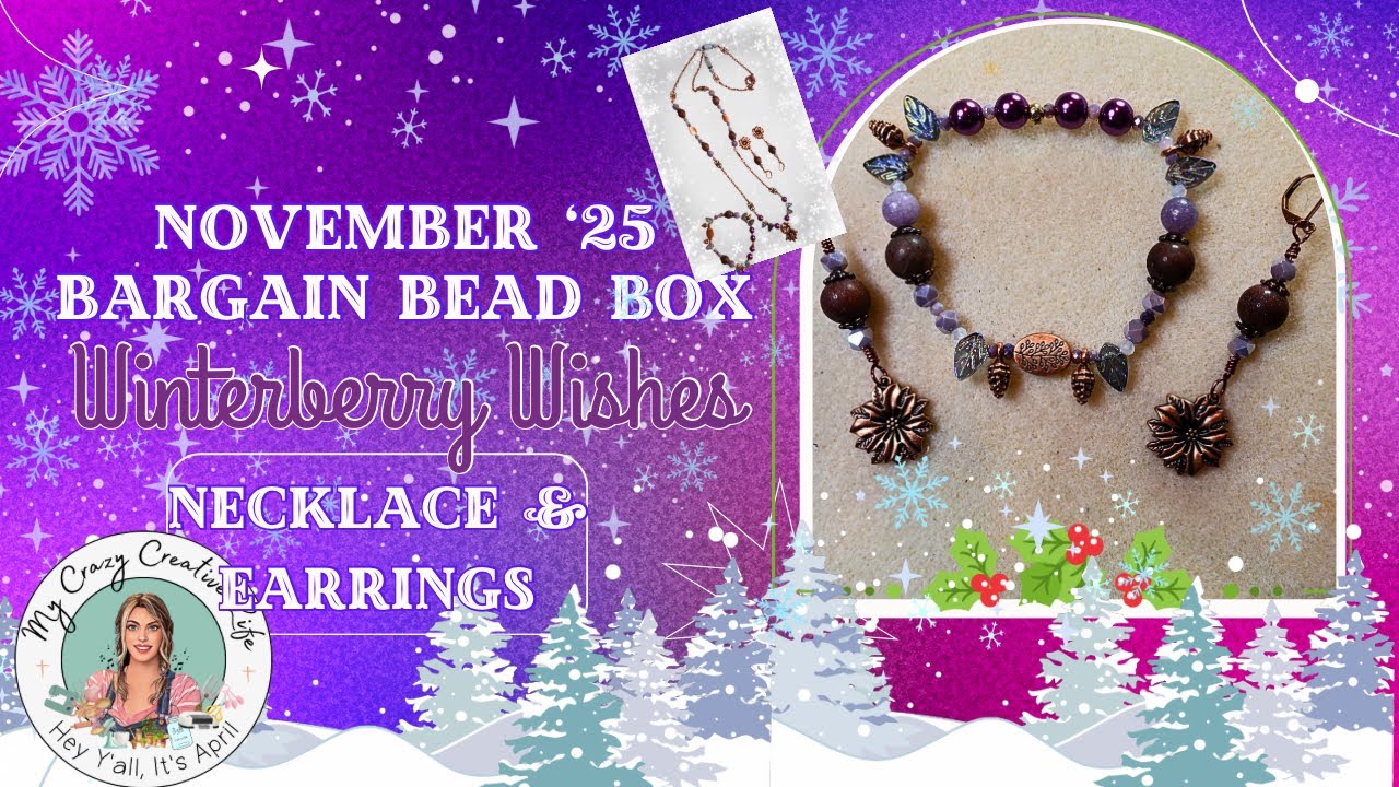 ⛸️ Браслет и ожерелье в комплекте | 25 ноября BBB | Пожелания Winterberry #bargainbeadbox