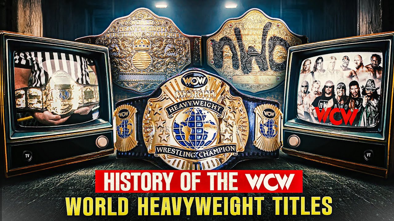 The Complete Updated History Of The WCW World Heavyweight Title Belt!