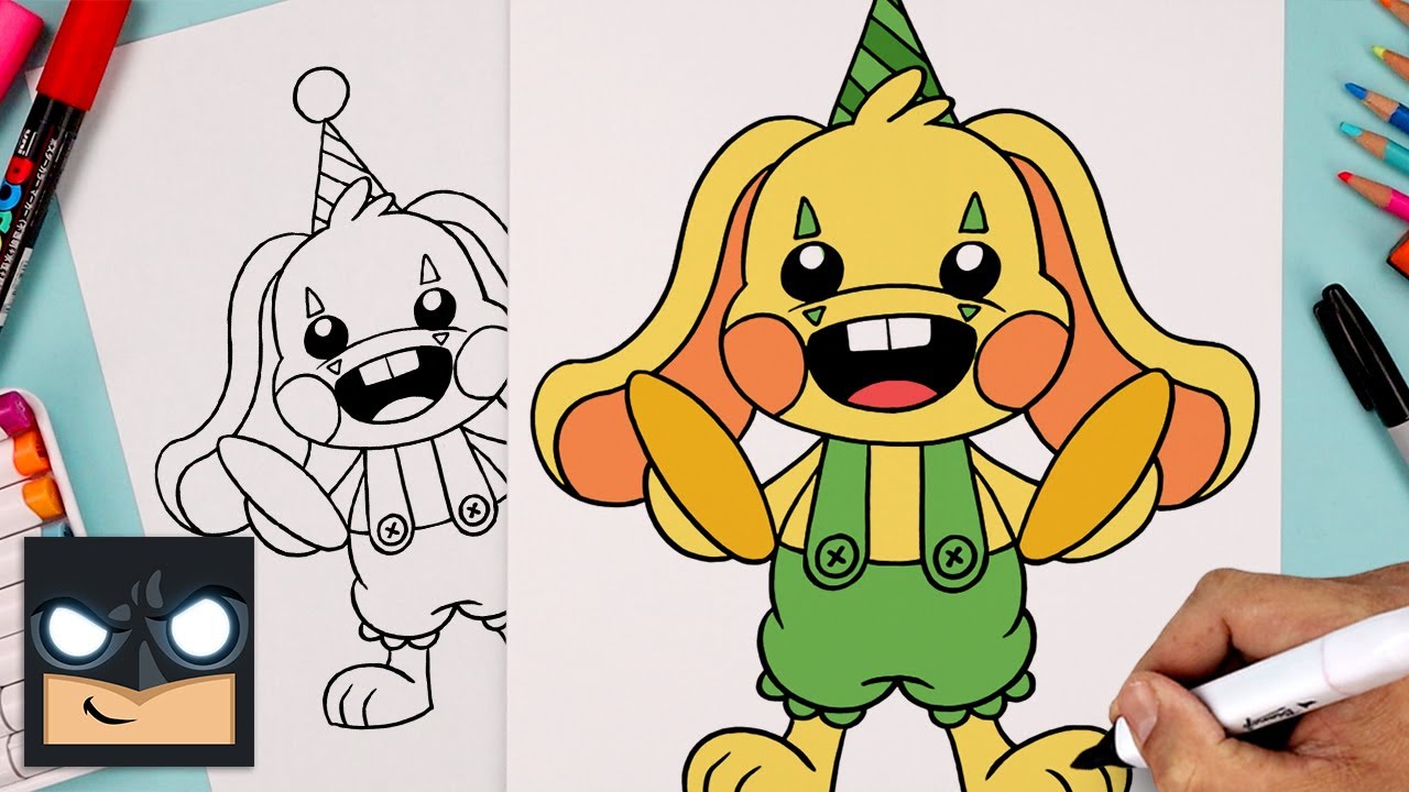 How To Draw Bunzo Bunny | Poppy Playtime