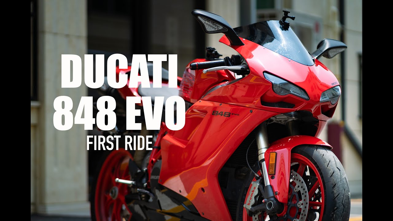 СТАРАЯ ШКОЛА! - Ducati 848 Evo 2012 года **Первая поездка**