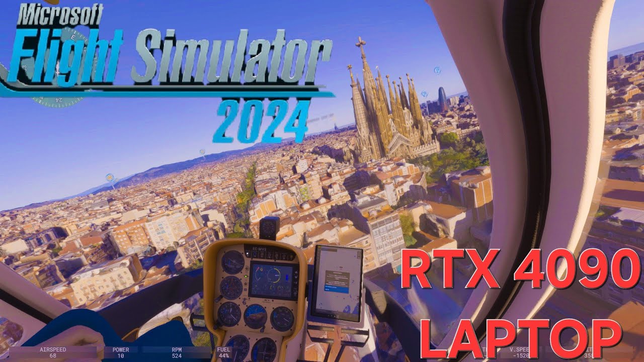 🔴BARCELONA TOUR 🔴 - MFS 2024 PC ULTRA SETTINGS  on RTX 4090 HDR10 (ASUS ROG STRIX SCAR 16) 